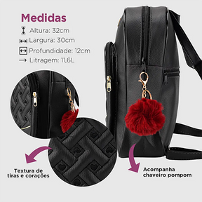 Mochila Feminina Preta