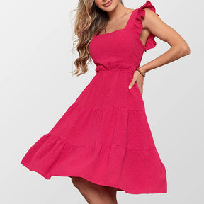 Vestido Midi Pipoca Pink